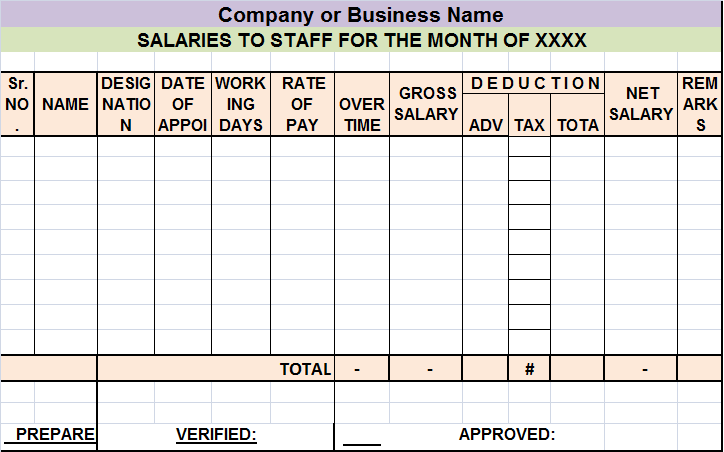 SALARY SHEET1