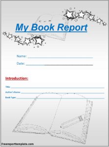 3 Book Report Templates - Free Report Templates