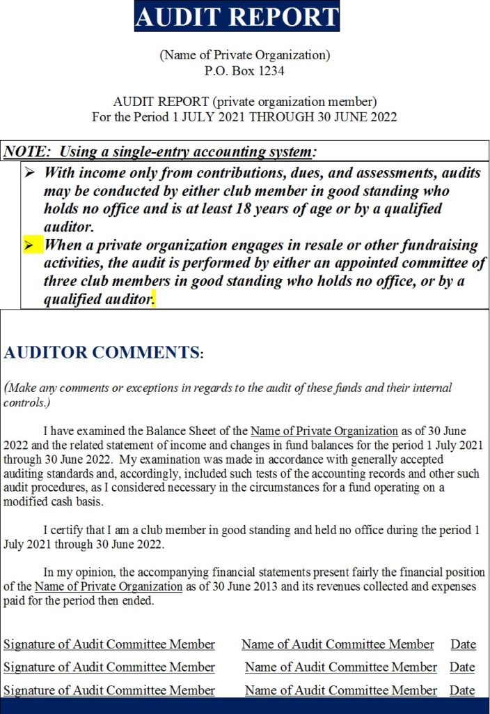 Audit Report Template Free Report Templates Audit Report Template Free Report Templates