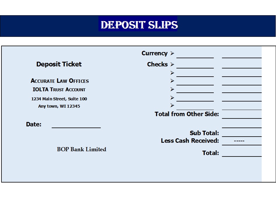 T me bank slips