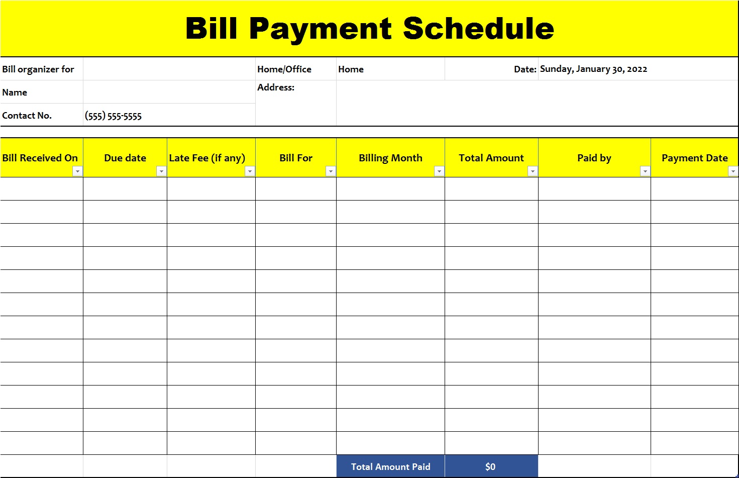 Salary Schedule Templates Archives Free Report Templates