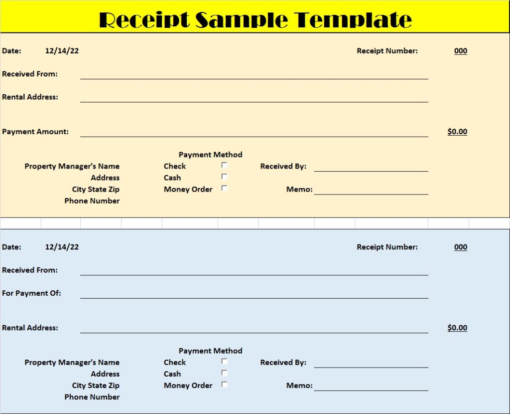 40+ Free Receipt Templates Free Report Templates
