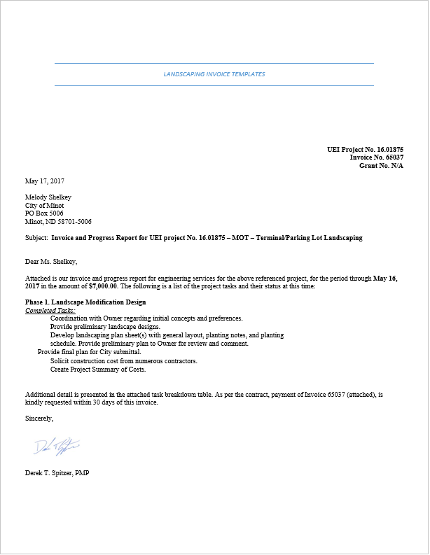 Free 7 Landscaping Invoice Templates Free Report Templates Free 7 Landscaping Invoice Templates Free Report Templates