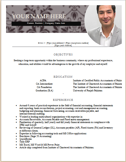 Internal Auditor Resume Template